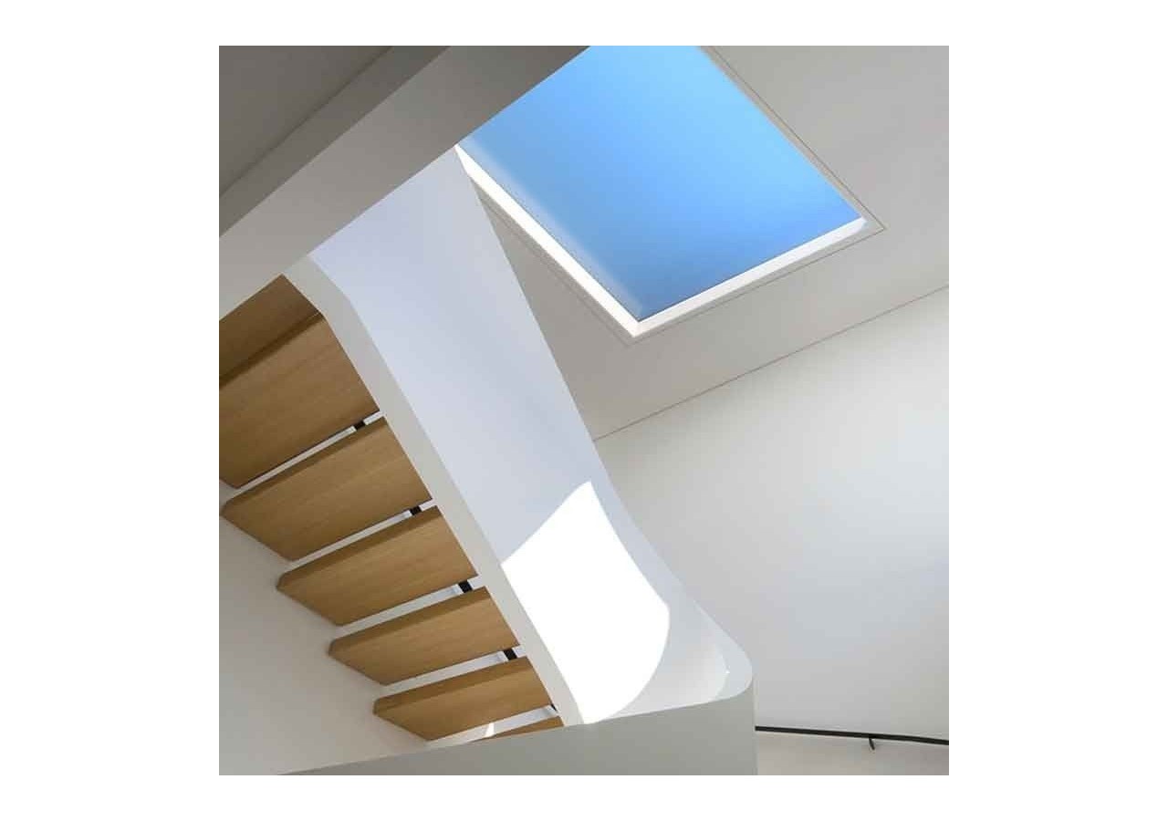 Panneau LED "Blue Skylight" SMART-Effet de ciel-Daylight-100W-120x30cm - B5228-BS-120X30-S - Barcelona LED