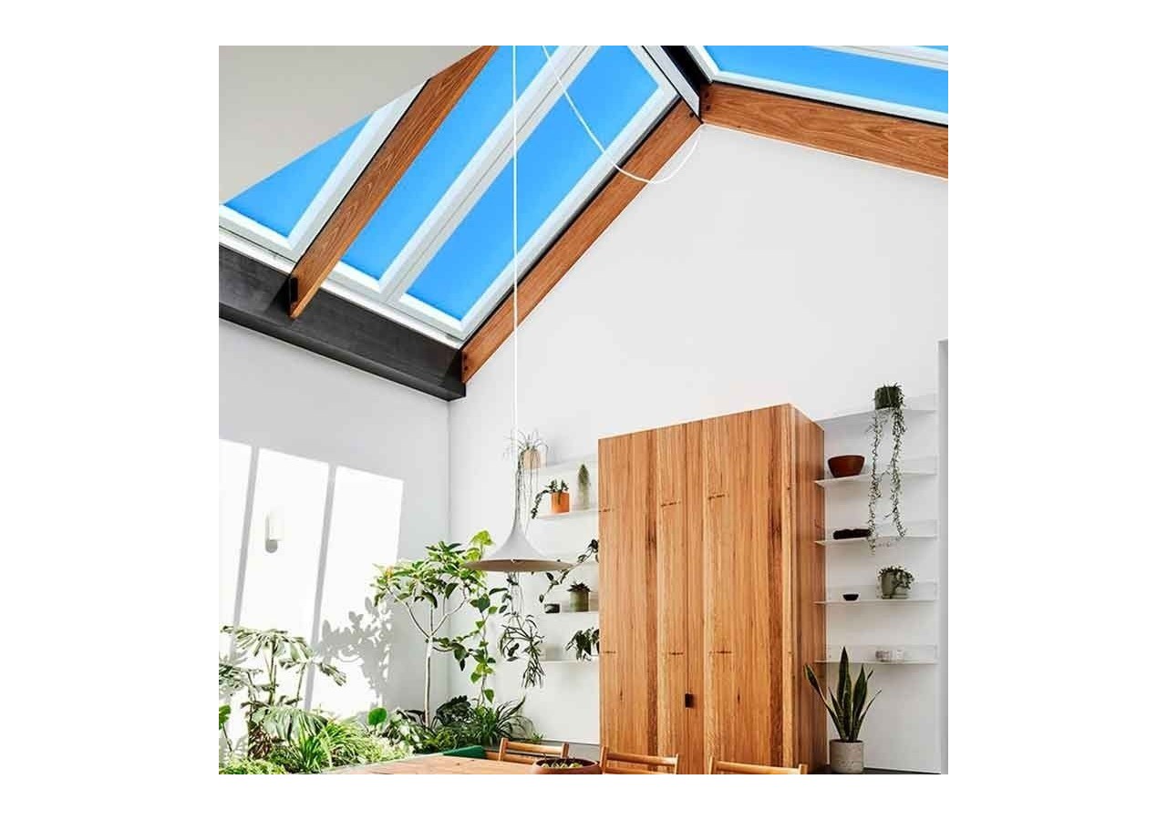 Panneau LED "Blue Skylight" SMART-Effet de ciel-Daylight-100W-120x30cm - B5228-BS-120X30-S - Barcelona LED