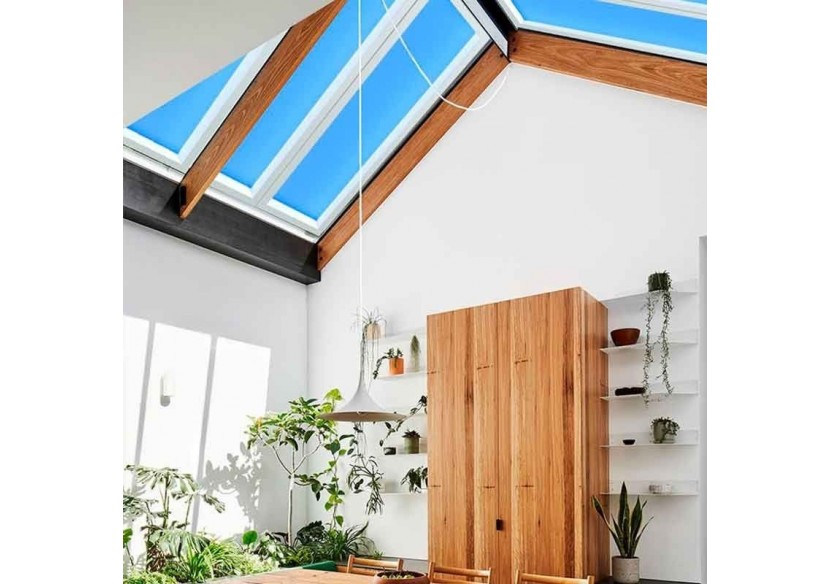 Panneau LED "Blue Skylight" SMART-Effet de ciel-Daylight-100W-120x30cm - B5228-BS-120X30-S - Barcelona LED