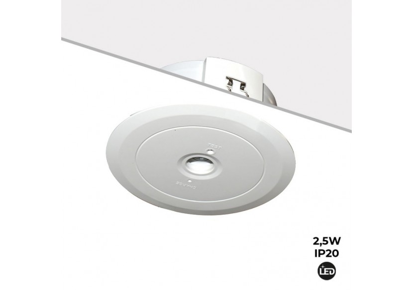 Bloc de secours LED encastré 150lm 2,5W-3 heures IP20 - K1057 - Barcelona LED
