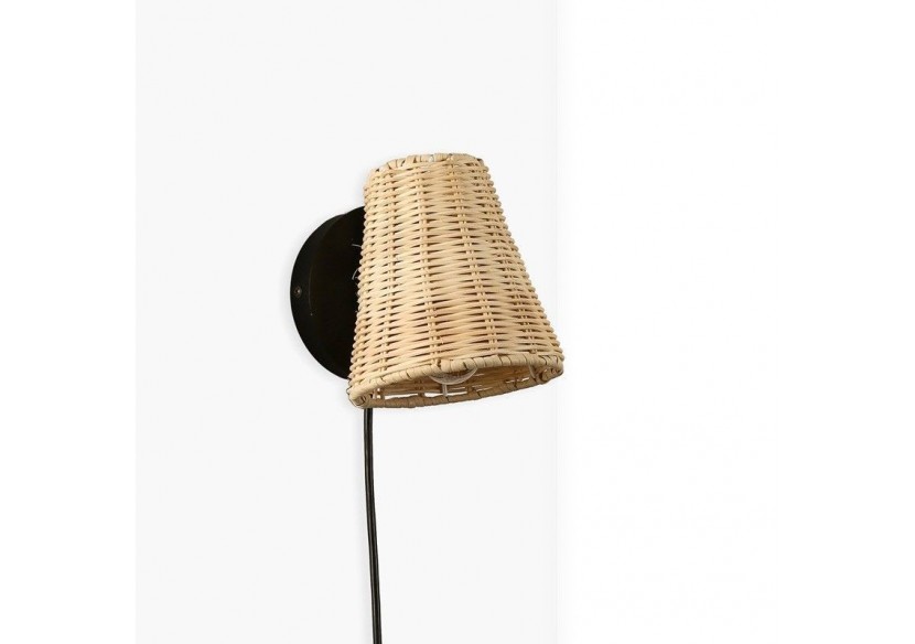 Applique murale en osier "BLIND". - LM160 - Barcelona LED
