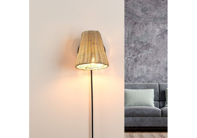 Applique murale en osier "BLIND". - LM160 - Barcelona LED 2