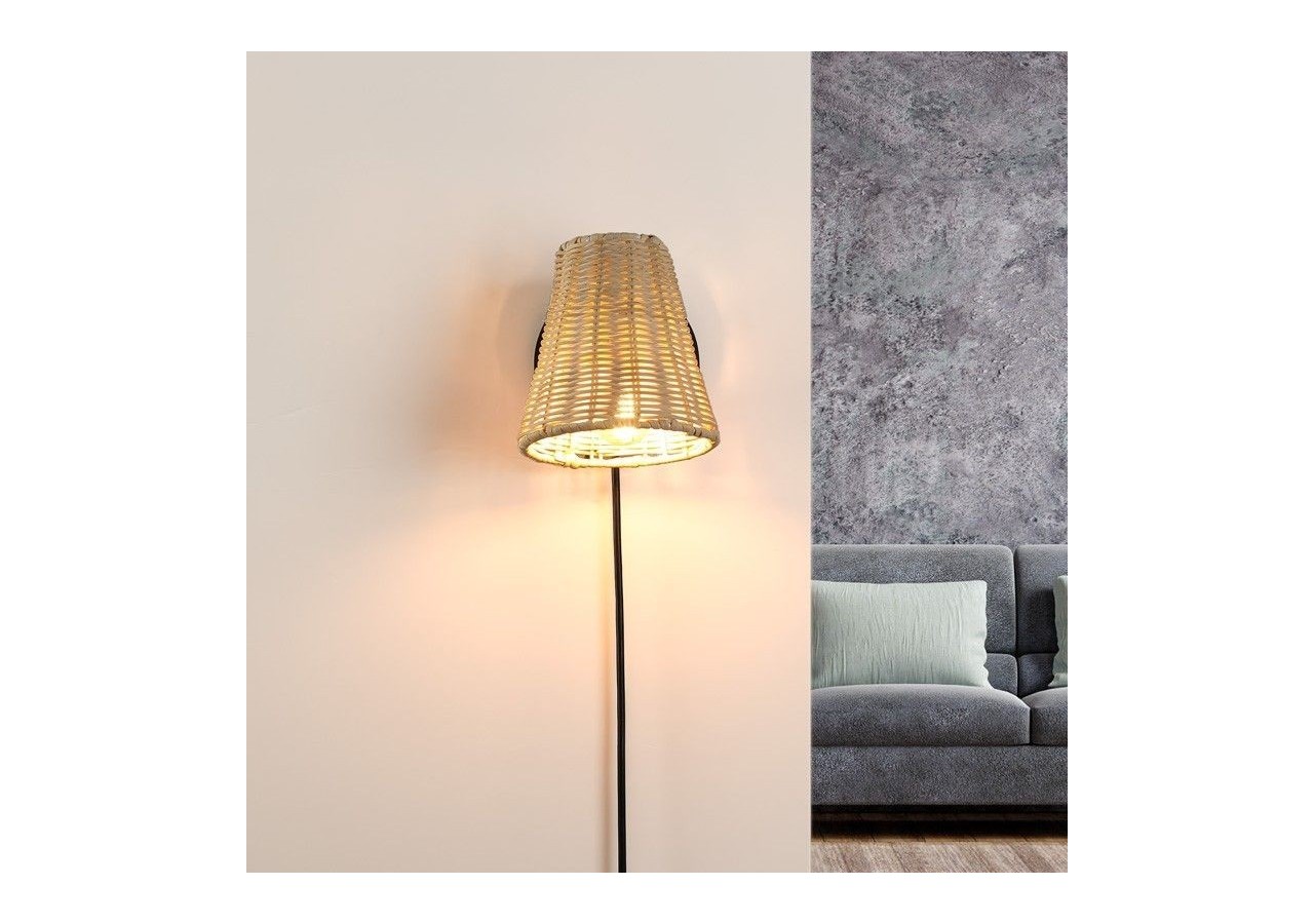 Applique murale en osier "BLIND". - LM160 - Barcelona LED