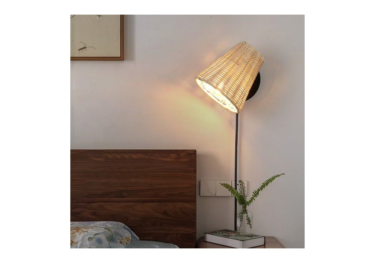 Applique murale en osier "BLIND". - LM160 - Barcelona LED