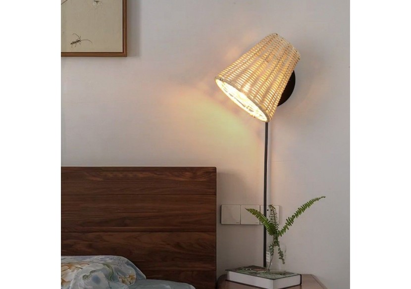 Applique murale en osier "BLIND". - LM160 - Barcelona LED