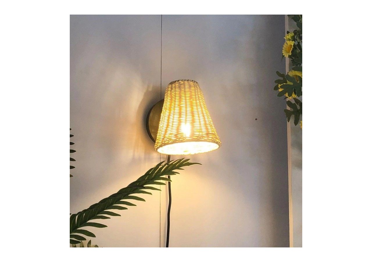 Applique murale en osier "BLIND". - LM160 - Barcelona LED