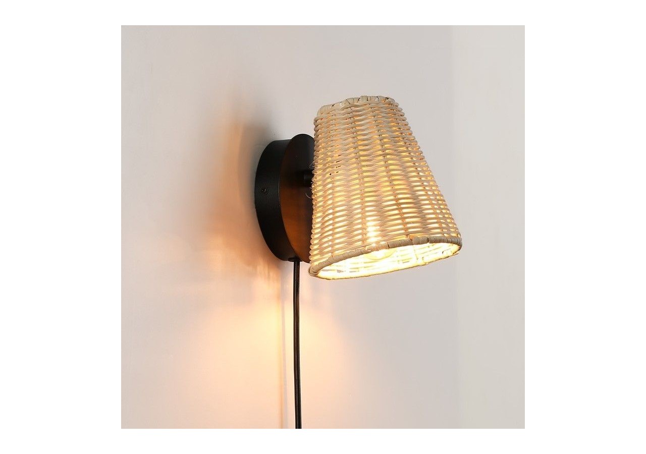 Applique murale en osier "BLIND". - LM160 - Barcelona LED