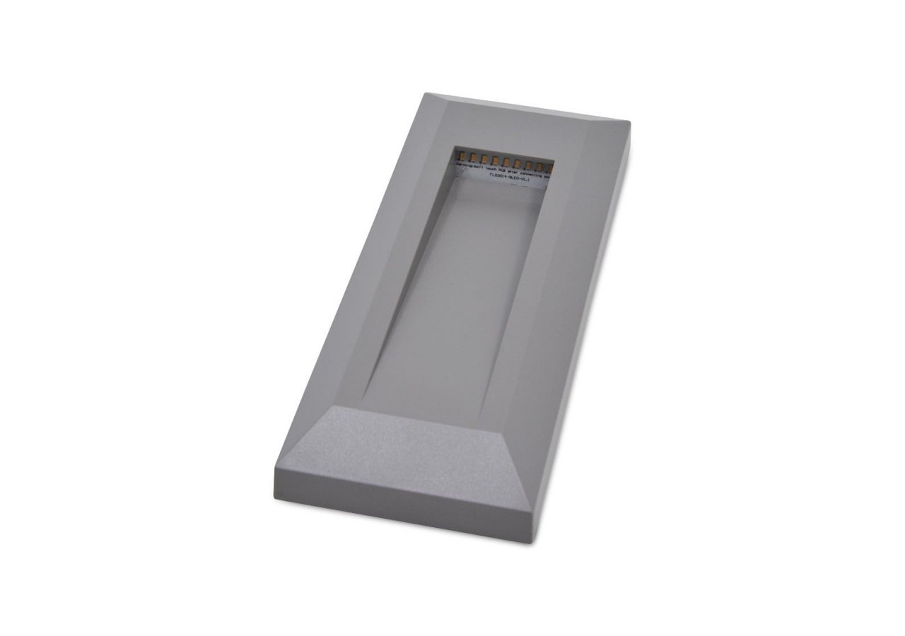 Balise rectangulaire 1w 230V 120x80mm ip65 3000k - B51003 - Barcelona LED