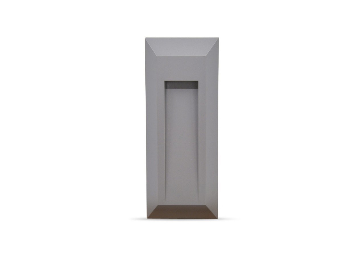 Balise rectangulaire 1w 230V 120x80mm ip65 3000k - B51003 - Barcelona LED