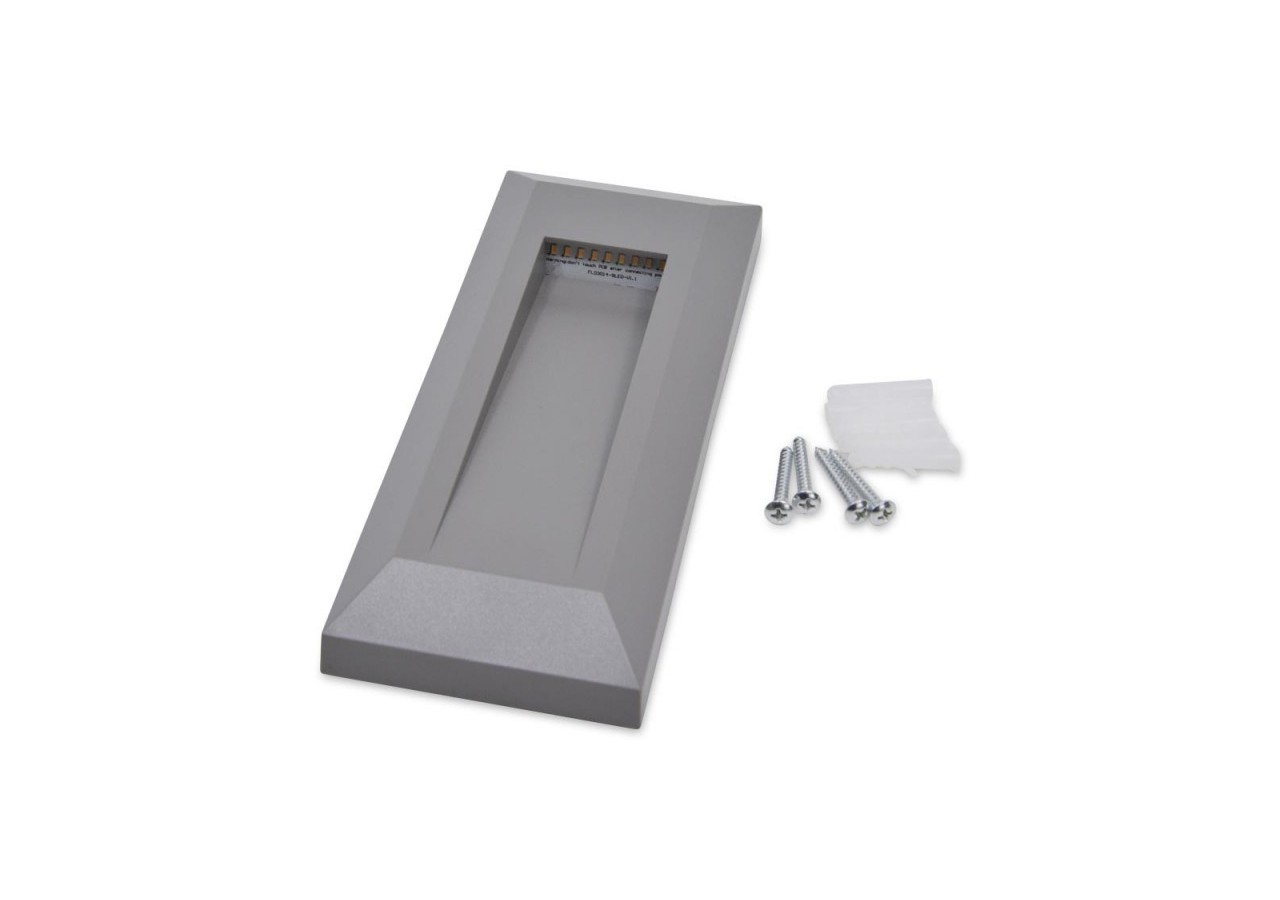 Balise rectangulaire 1w 230V 120x80mm ip65 3000k - B51003 - Barcelona LED