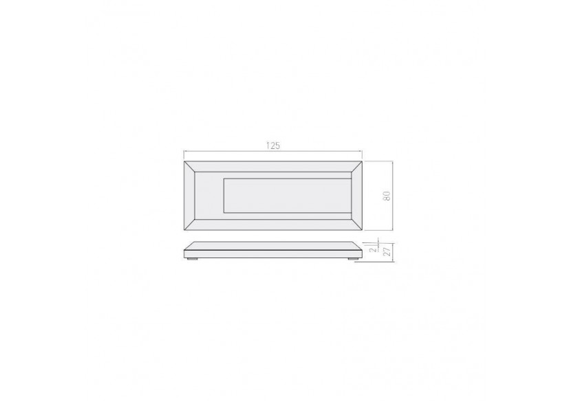 Balise rectangulaire 1w 230V 120x80mm ip65 3000k - B51003 - Barcelona LED Balise rectangulaire 1w 230V 120x80mm ip65 3000k - B51003 - Barcelona LED