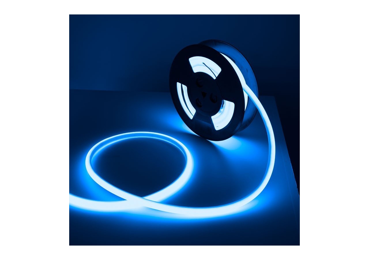 Néon LED flexible RGB-10 mètres-Kit complet-11W/m-IP67-À courbure verticale - N1212-10M-RGB - Barcelona LED