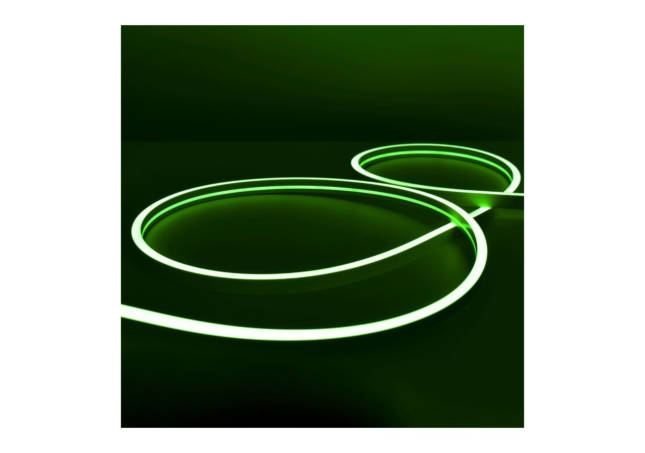 Néon flexible LED RGB 24V DC- 10 mètres-Kit complet-11W/m-IP67-À courbure latérale - N1018-10M-RGB - Barcelona LED