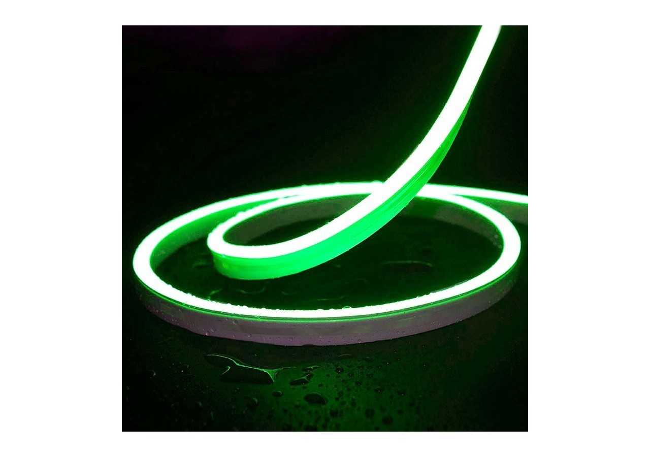 Néon flexible LED RGB 24V DC- 10 mètres-Kit complet-11W/m-IP67-À courbure latérale - N1018-10M-RGB - Barcelona LED