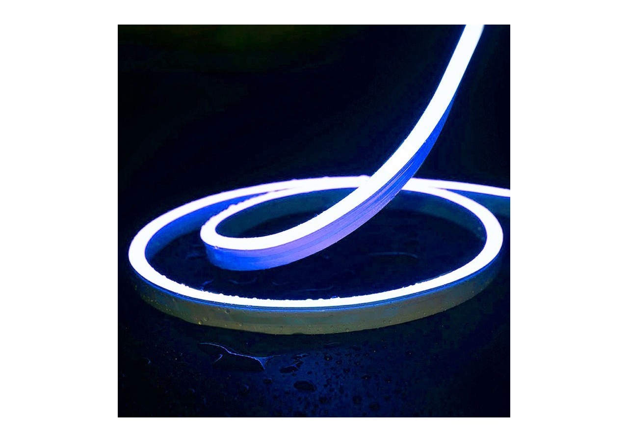 Néon flexible LED RGB 24V DC- 10 mètres-Kit complet-11W/m-IP67-À courbure latérale - N1018-10M-RGB - Barcelona LED
