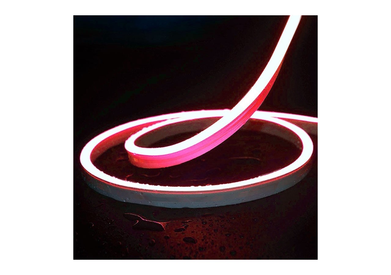 Néon flexible LED RGB 24V DC- 10 mètres-Kit complet-11W/m-IP67-À courbure latérale - N1018-10M-RGB - Barcelona LED