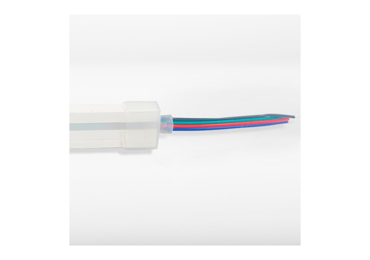 Néon flexible LED RGB 24V DC- 10 mètres-Kit complet-11W/m-IP67-À courbure latérale - N1018-10M-RGB - Barcelona LED