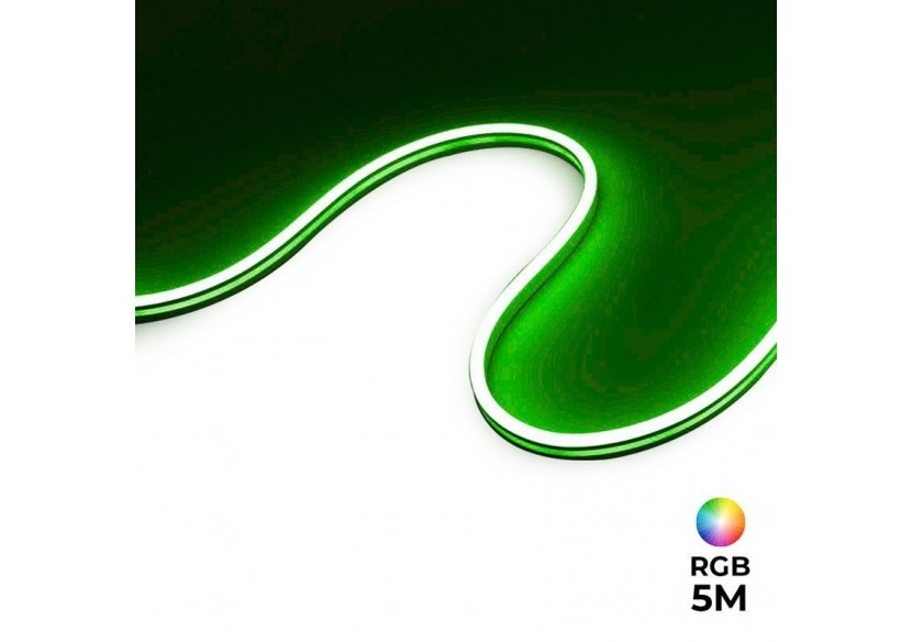 Néon LED flexible RGB-5 mètres-Kit complet-11W/m-IP67-À courbure latérale - N613-5M-RGB - Barcelona LED Néon LED flexible RGB-5 mètres-Kit complet-11W/m-IP67-À courbure latérale - N613-5M-RGB - Barcelona LED