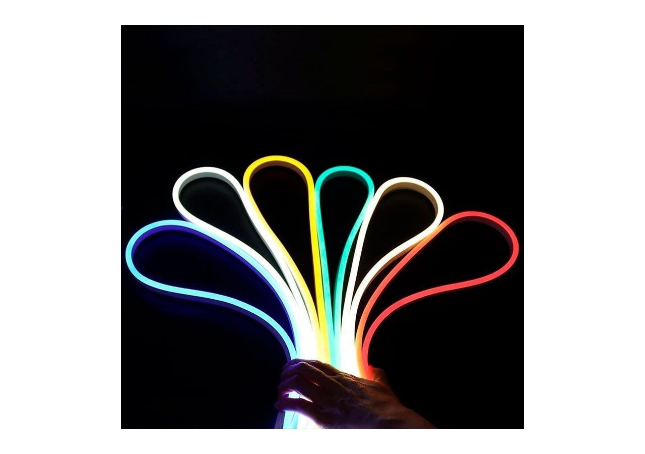 Néon LED flexible RGB-5 mètres-Kit complet-11W/m-IP67-À courbure latérale - N613-5M-RGB - Barcelona LED