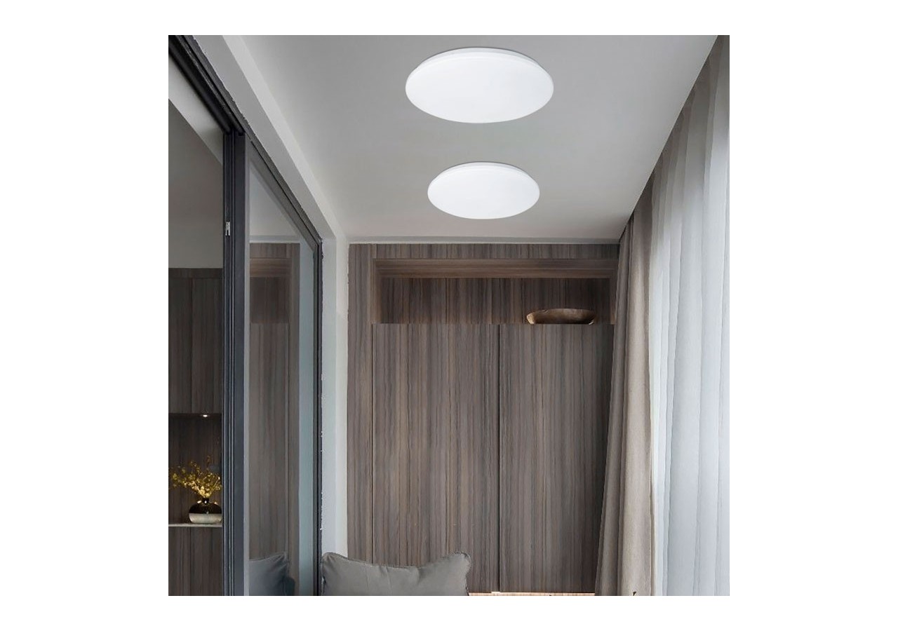 Plafonnier LED rond en saillie LED BASIC 24W IP20 - B1288-R-CCT - Barcelona LED