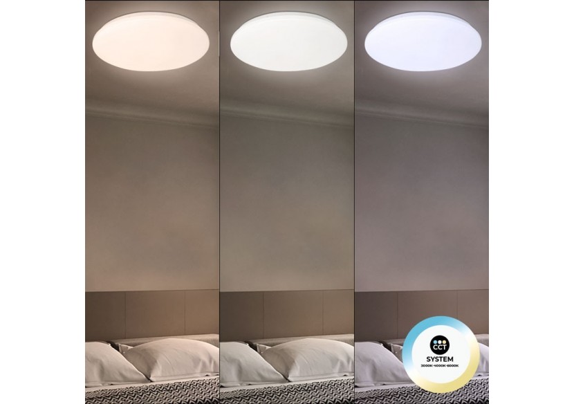 Plafonnier LED rond en saillie LED BASIC 24W IP20 - B1288-R-CCT - Barcelona LED Plafonnier LED rond en saillie LED BASIC 24W IP20 - B1288-R-CCT - Barcelona LED