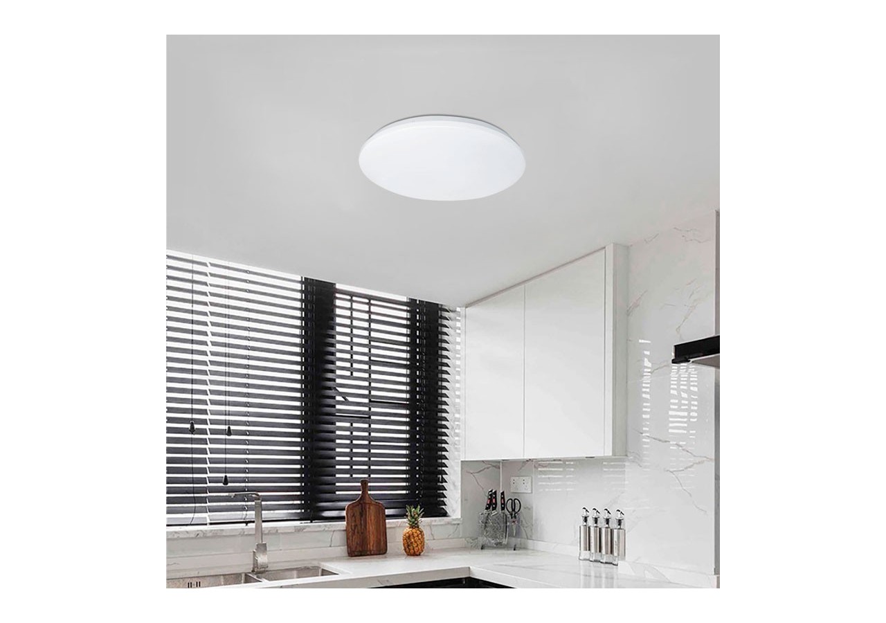 Plafonnier LED rond en saillie LED BASIC 24W IP20 - B1288-R-CCT - Barcelona LED