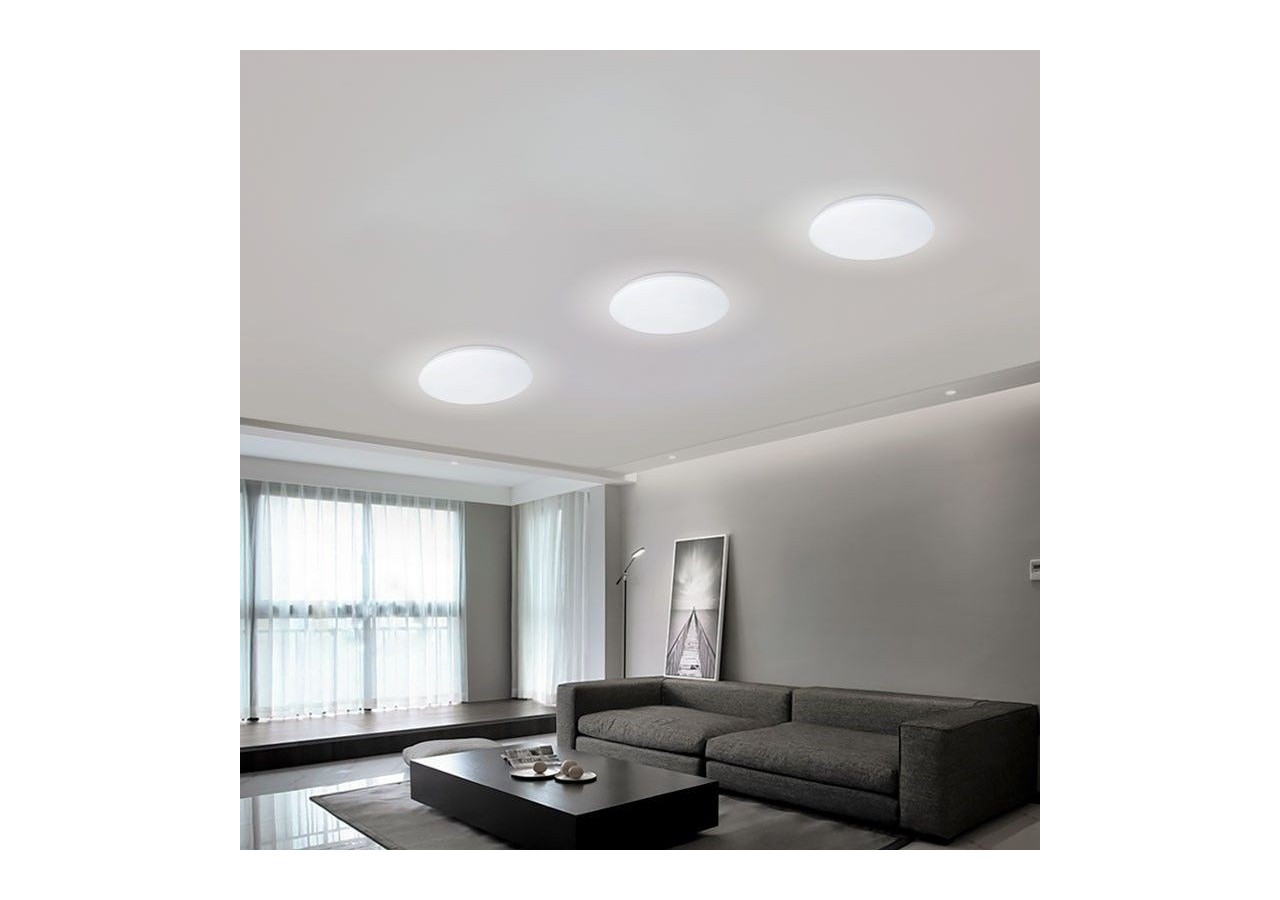 Plafonnier LED rond BASIC CCT en saillie-18W-IP20 - B1292-R-CCT - Barcelona LED