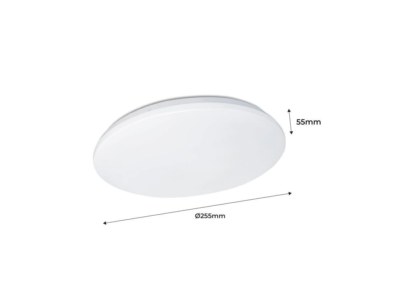 Plafonnier LED rond BASIC CCT en saillie-18W-IP20 - B1292-R-CCT - Barcelona LED