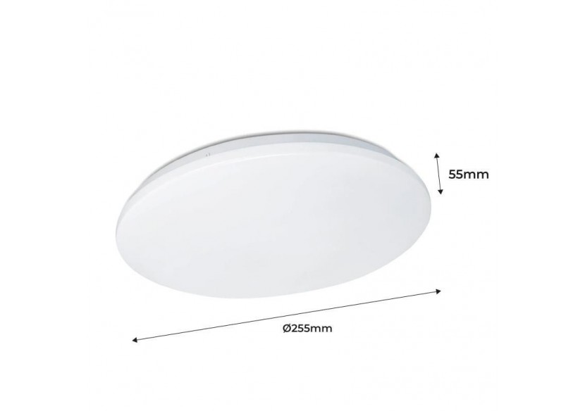 Plafonnier LED rond BASIC CCT en saillie-18W-IP20 - B1292-R-CCT - Barcelona LED Plafonnier LED rond BASIC CCT en saillie-18W-IP20 - B1292-R-CCT - Barcelona LED