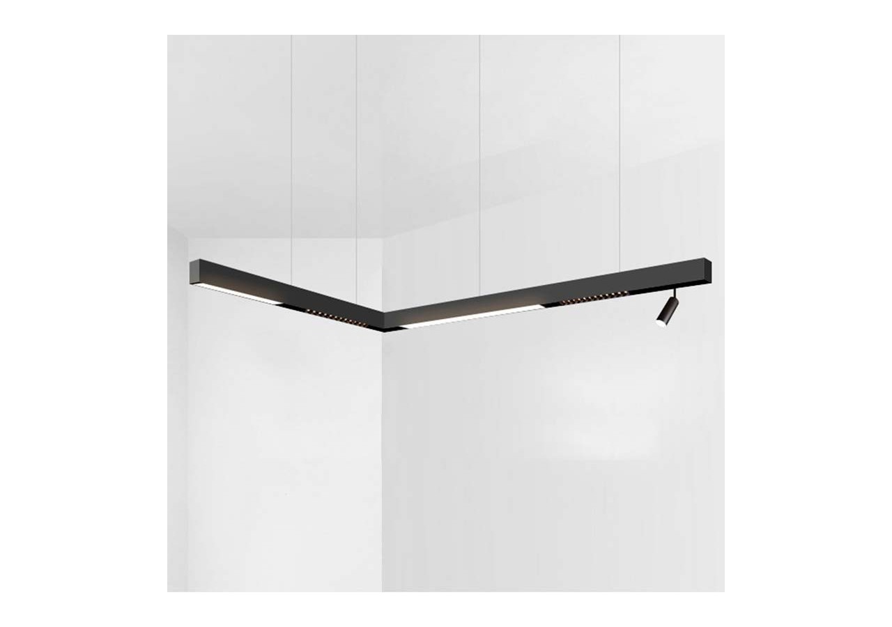 Rail magnétique 48V + kit de suspension-2 mètres - CMC-200-N - Barcelona LED