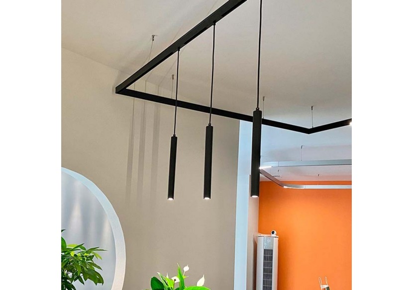 Rail magnétique 48V + kit de suspension-2 mètres - CMC-200-N - Barcelona LED