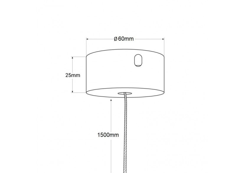 Rail magnétique 48V + kit de suspension-2 mètres - CMC-200-N - Barcelona LED