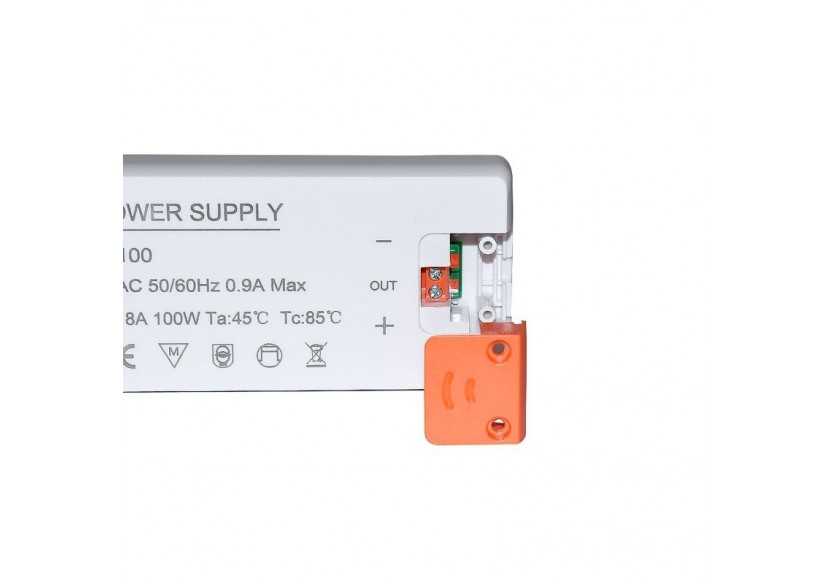 Alimentation LED 12V-100W-IP20 extra plate - B1561-100 - Barcelona LED