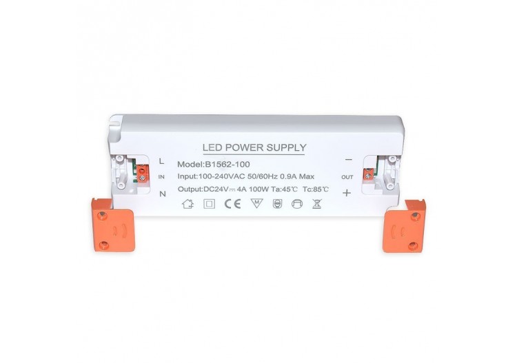 Alimentation LED 24V-100W-IP20 extra plate - B1562-100 - Barcelona LED