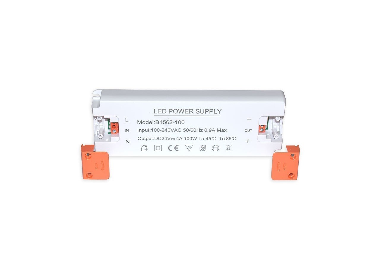Alimentation LED 24V-100W-IP20 extra plate - B1562-100 - Barcelona LED