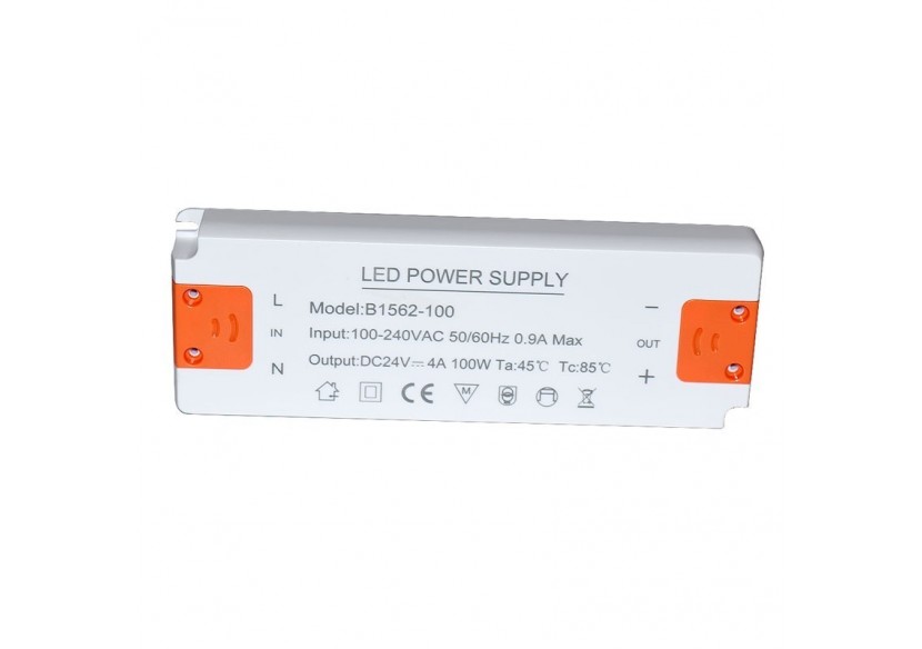 Alimentation LED 24V-100W-IP20 extra plate - B1562-100 - Barcelona LED
