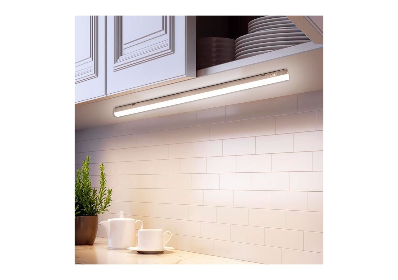 Réglette LED pour dessous de meuble-T5-150 cm-18W opale-CCT - B1780-5-150CCT - Barcelona LED