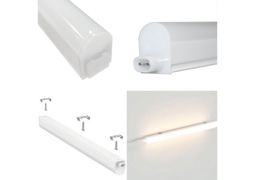 Réglette LED pour dessous de meuble-T5-150 cm-18W opale-CCT - B1780-5-150CCT - Barcelona LED