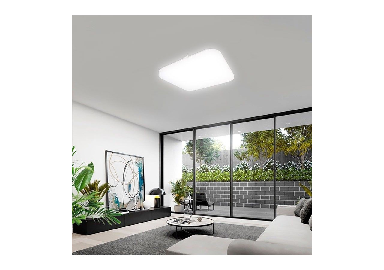 Plafonnier carré LED en saillie BASIC CCT-24W-IP20 - B1288-C-CCT - Barcelona LED