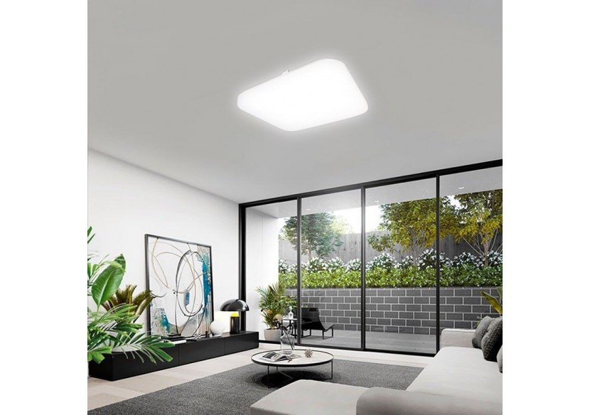 Plafonnier carré LED en saillie BASIC CCT-24W-IP20 - B1288-C-CCT - Barcelona LED