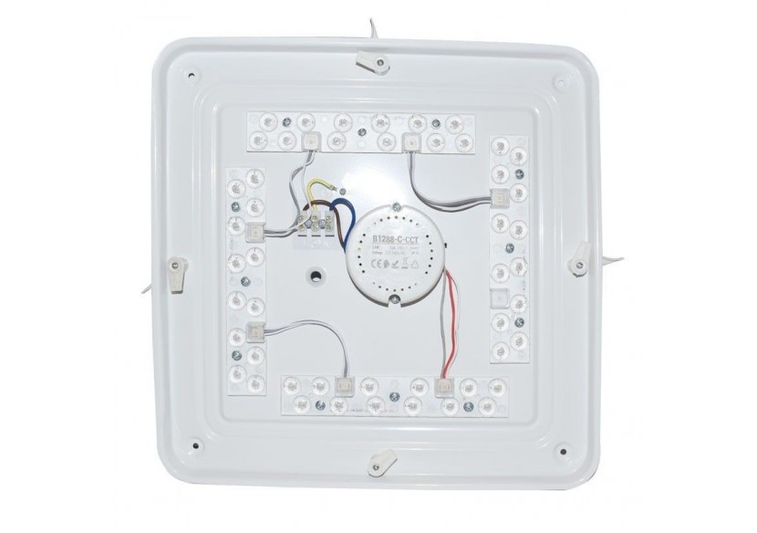 Plafonnier carré LED en saillie BASIC CCT-24W-IP20 - B1288-C-CCT - Barcelona LED