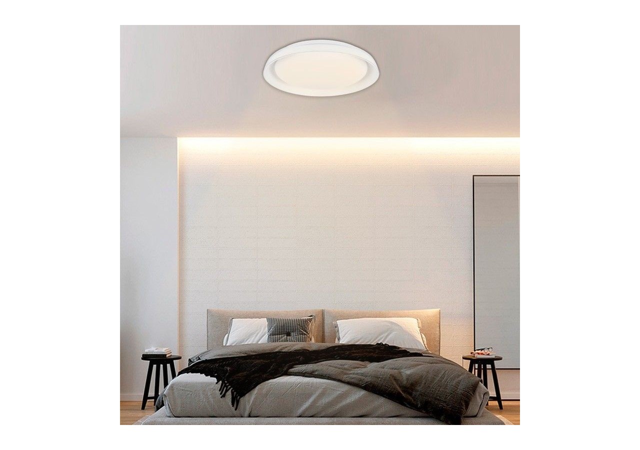 Plafonnier LED rond en saillie SMART RGBW et CCT avec connexion WIFI-30W-IP20 - B1290-R-SMART - Barcelona LED