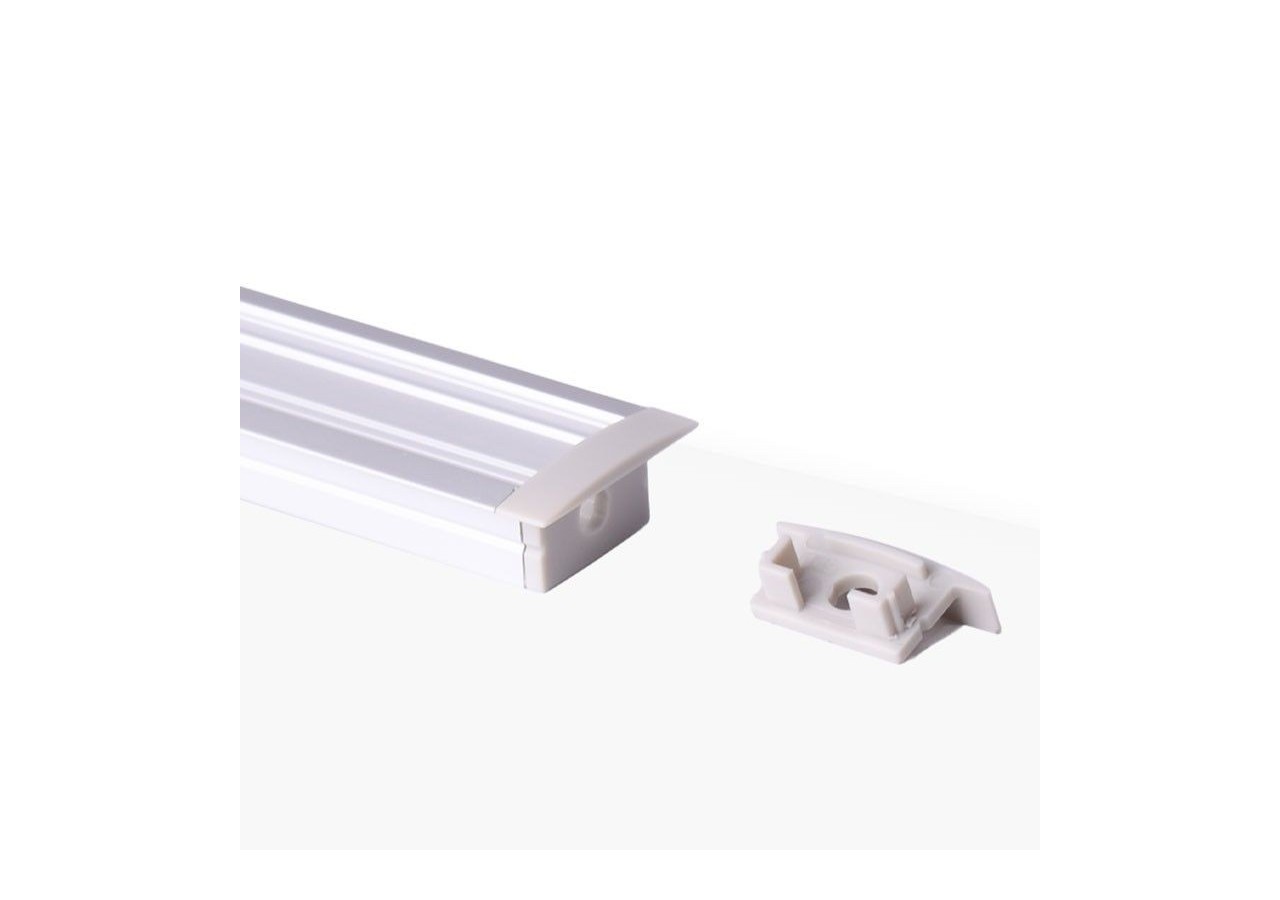 Embout de finition pour profilé en aluminium encastré-Ref : BPERFALP149 - BTPEC149-CA - Barcelona LED