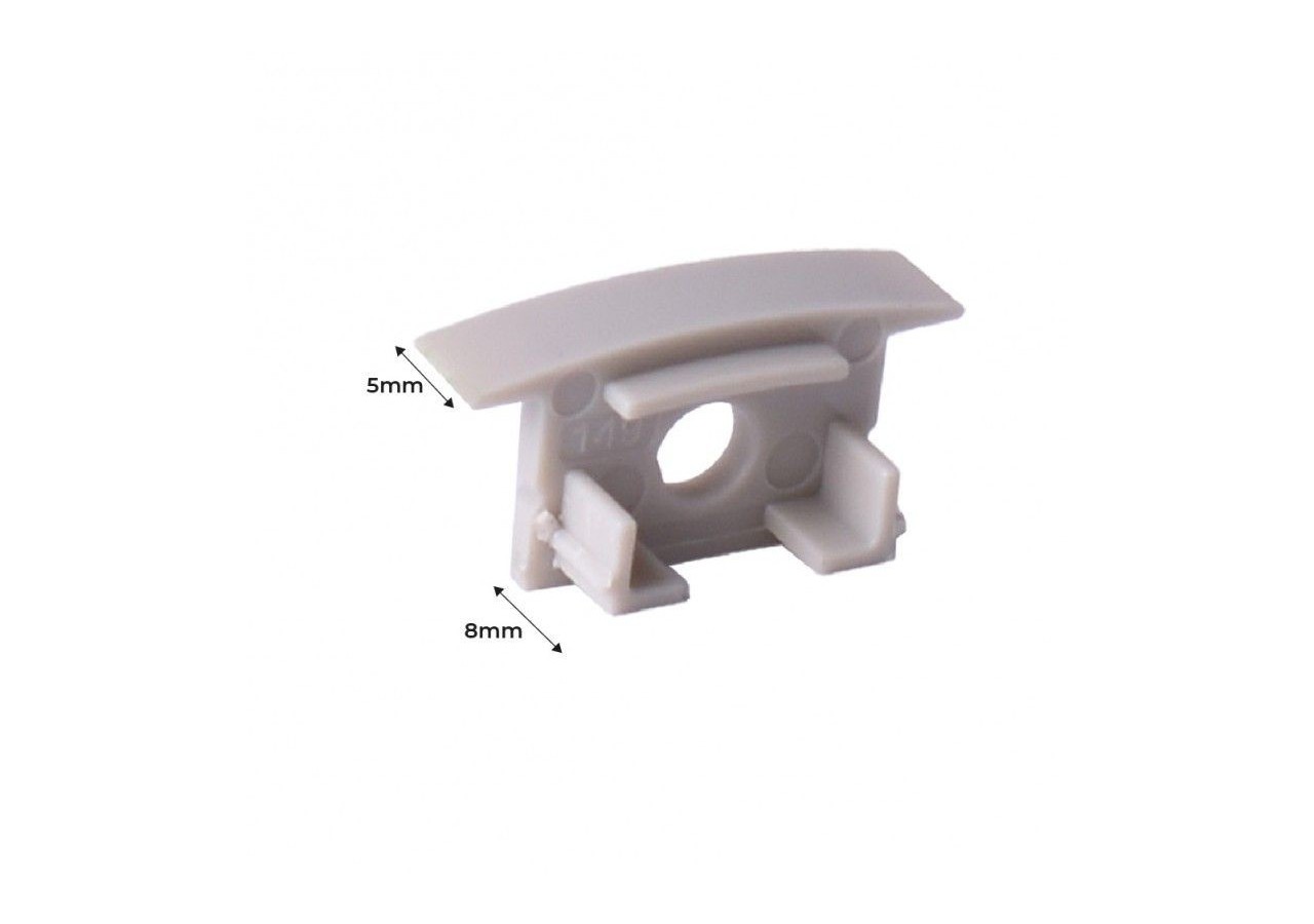Embout de finition pour profilé en aluminium encastré-Ref : BPERFALP149 - BTPEC149-CA - Barcelona LED
