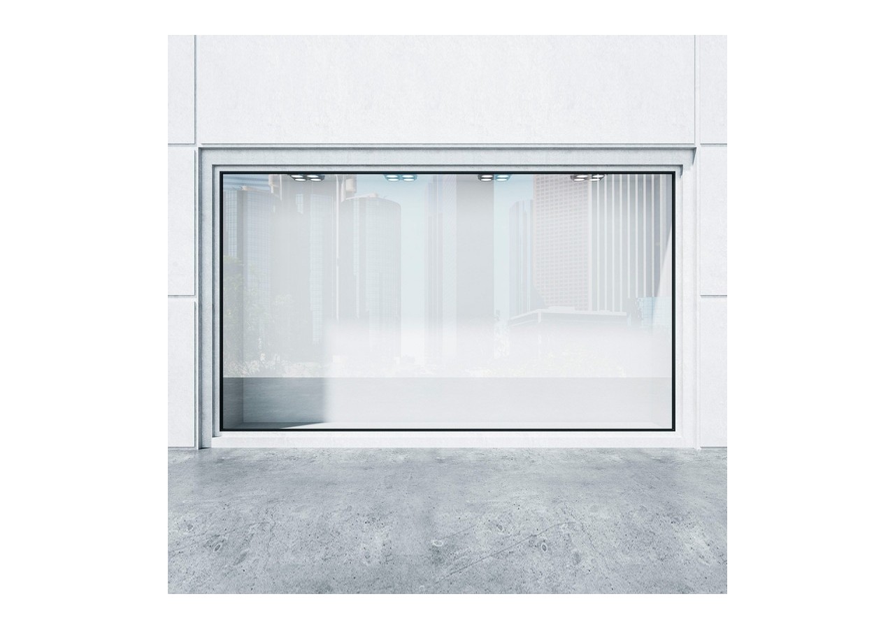 Collerette carrée en polycarbonate pour ampoule QR111 ou AR111-Coupe 155 x 155 mm - B1016-N - Barcelona LED