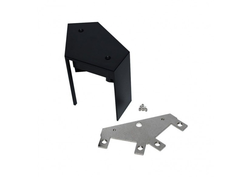 Connecteur d'angle 60 degrés pour suspension LED linéaires-Référence B9010/B9020/B9030 - B9010-160-N - Barcelona LED