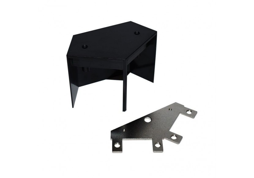 Connecteur d'angle 60 degrés pour suspension LED linéaires-Référence B9010/B9020/B9030 - B9010-160-N - Barcelona LED