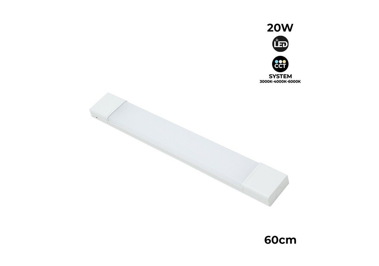 Linéaire LED haute puissance CCT-20W-60cm-IP44 - B8510-60CCT - Barcelona LED