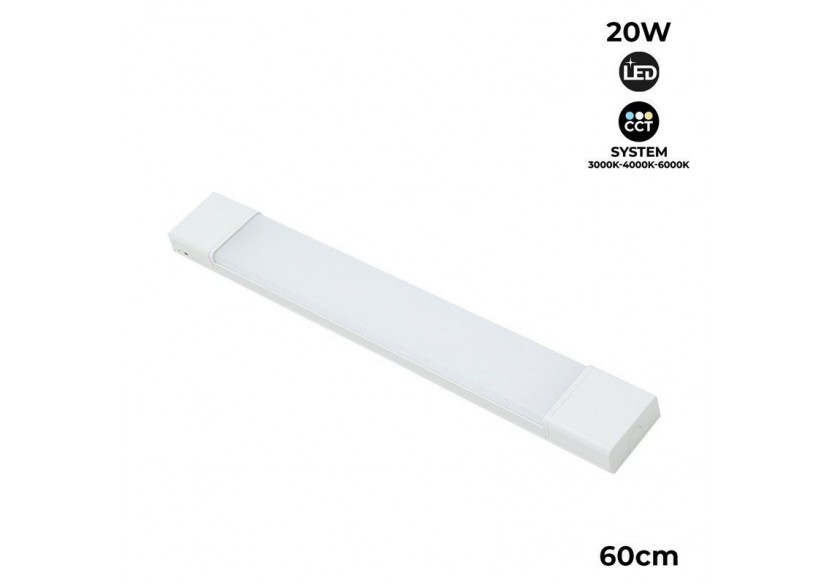 Linéaire LED haute puissance CCT-20W-60cm-IP44 - B8510-60CCT - Barcelona LED