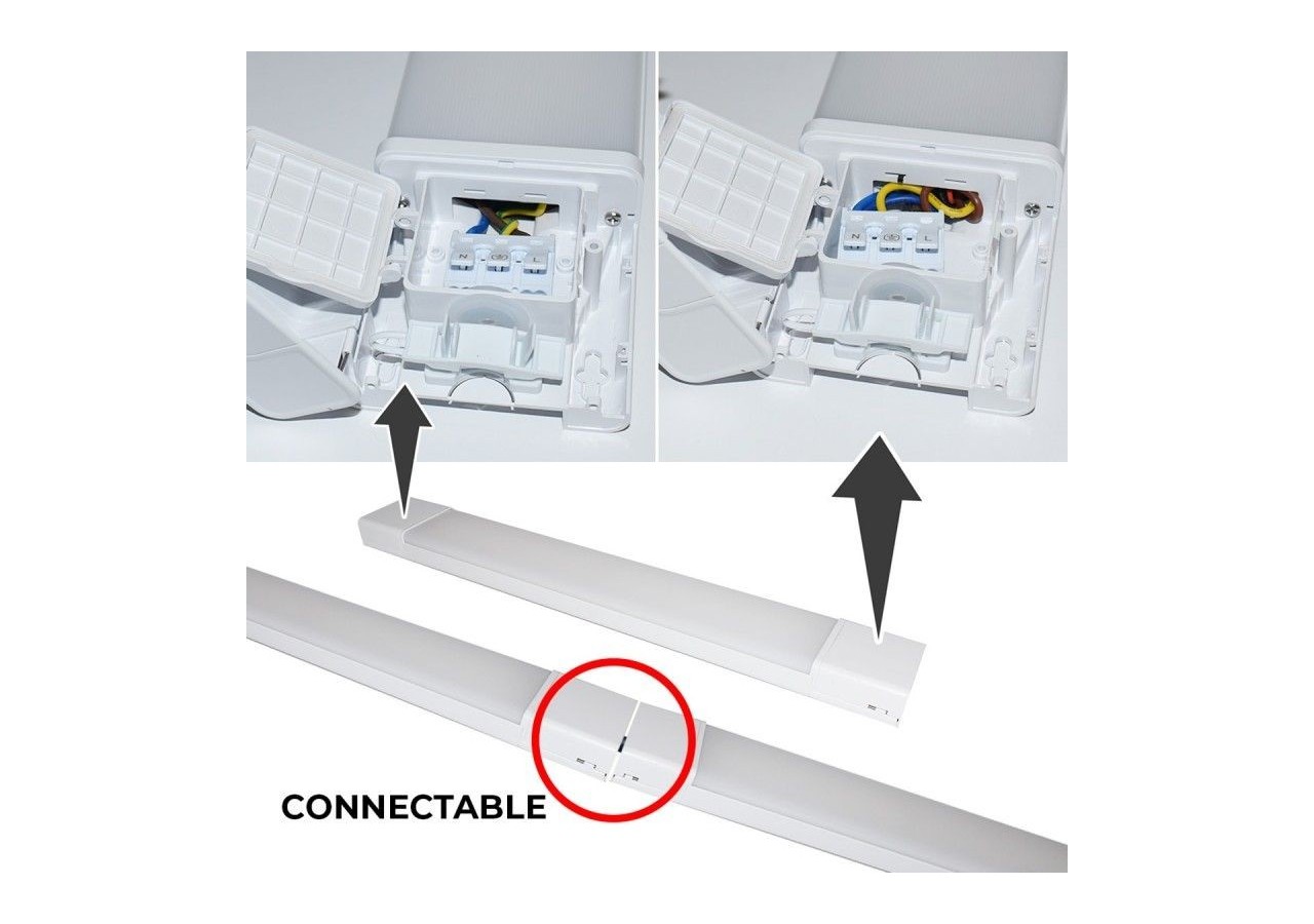 Linéaire LED haute puissance CCT-20W-60cm-IP44 - B8510-60CCT - Barcelona LED